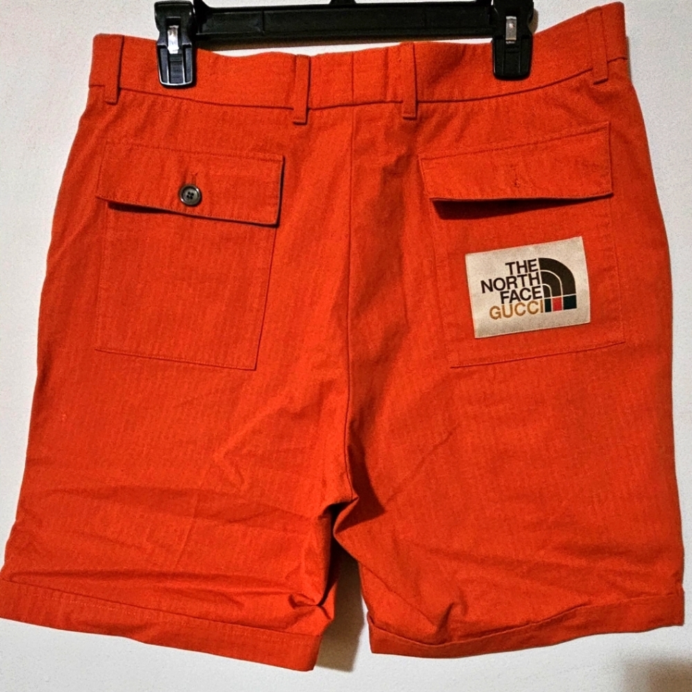 Gucci x North Face Cargo jean shorts